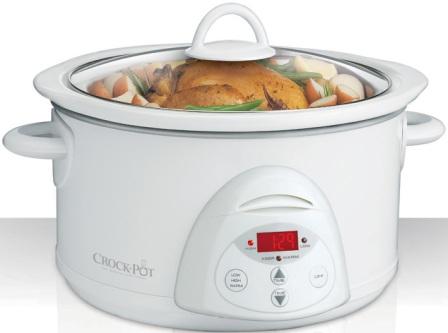 Crock Pot SCRC507-W Countdown Slow Cooker