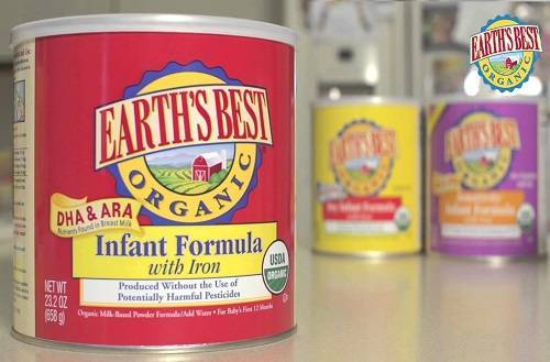 Earths Best Organic Best Baby Formulas with Iron