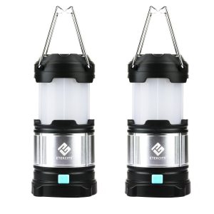 Etekcity 2 Pack Portable Rechargeable LED Camping Lantern
