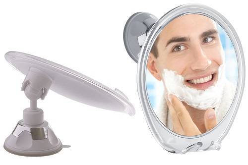 Fogless Shower Mirror 3X Magnifying Anti-Fog Shaving