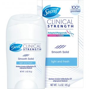Secret Clinical Strength Soft Solid Antiperspirant and Deodorant
