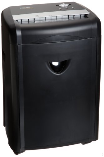 AmazonBasics 12-Sheet High-Security Micro-Cut Paper, CD and Credit Card Home Office Shredder with Pullout Basket