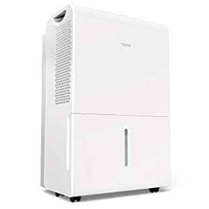 hOmeLabs 4000 Sq Ft Dehumidifier 70 Pint Energy Star Safe Mid Size Portable Dehumidifiers for Basements & Large Rooms with Fan Wheels and Continuous Drain Hose Outlet to Remove Odor