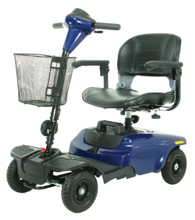 Drive Medical Bobcat 4 Wheel Compact Scooter, Blue